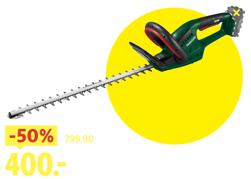 Nůžky na živý plot se slevou 50 % za 400,- (původně 799.90)