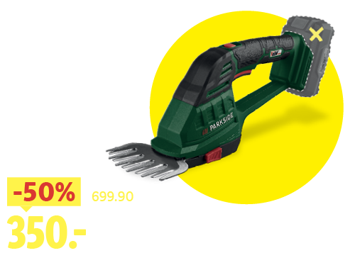 Akumulátorové nůžky na živý plot s 50% slevou, nyní za 350.