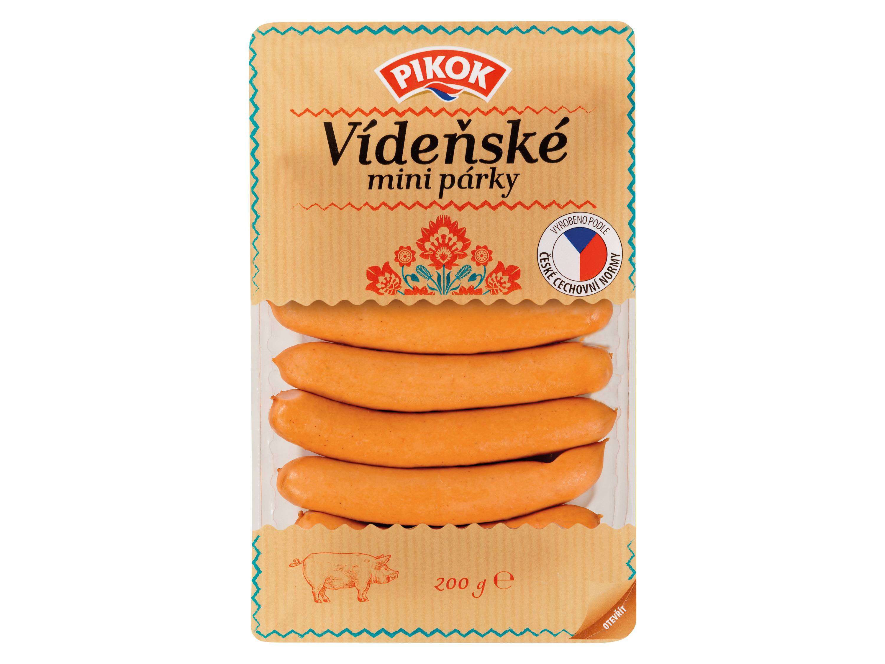 Vídeňské mini párky