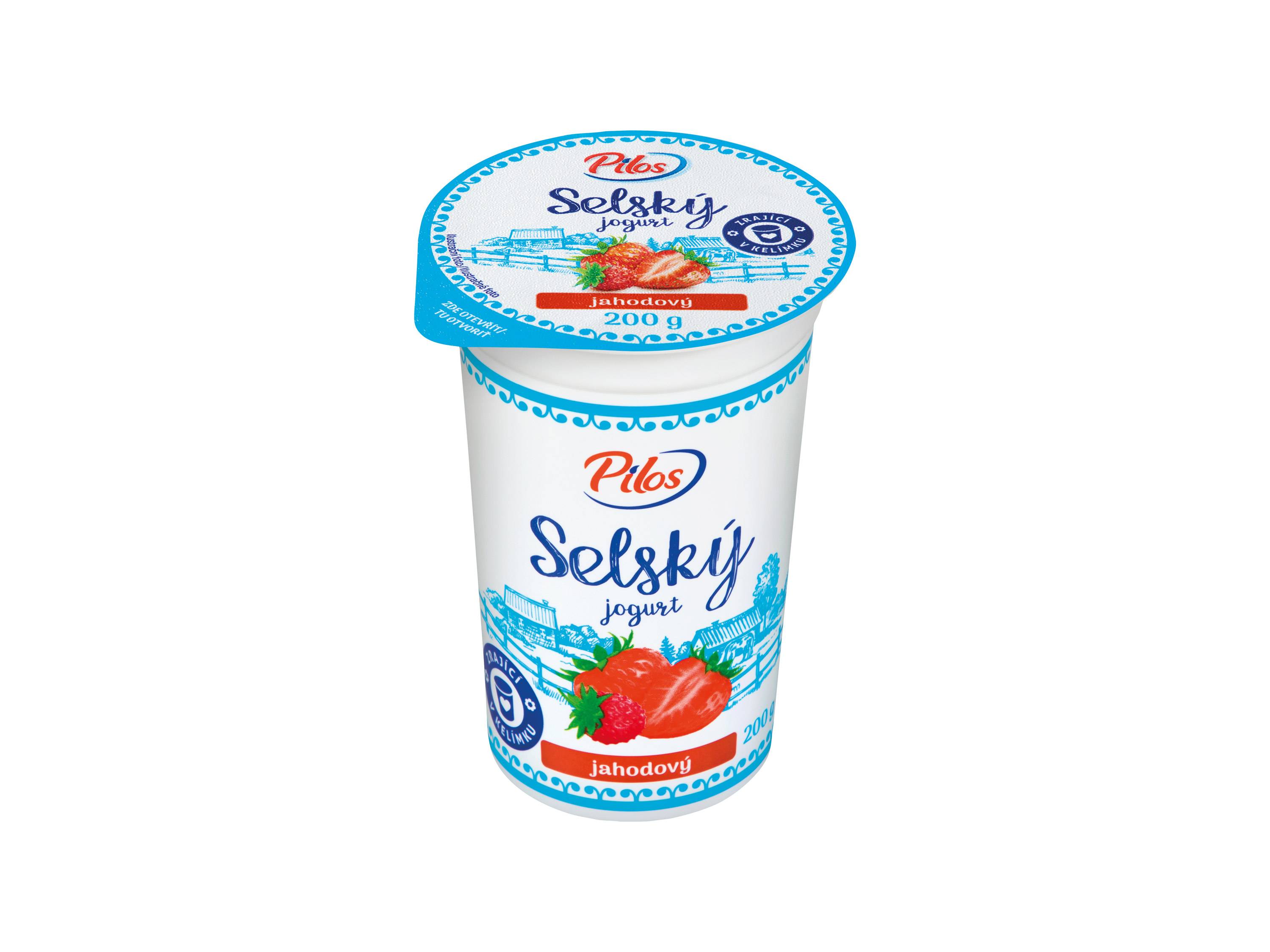 Selský jogurt ochucený