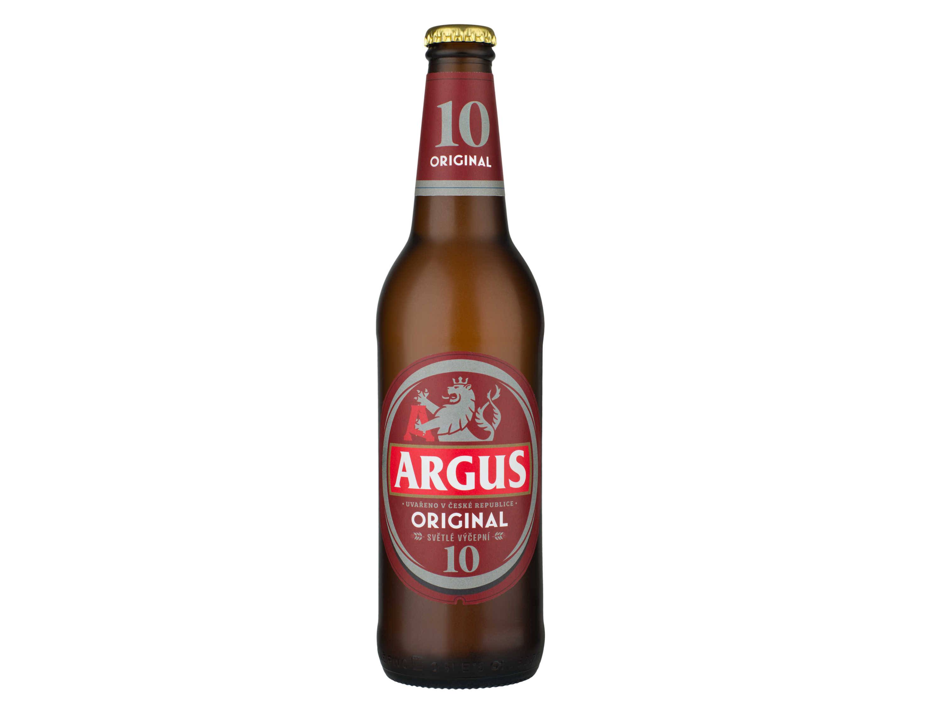 Lahvička piva Argus Original 10.
