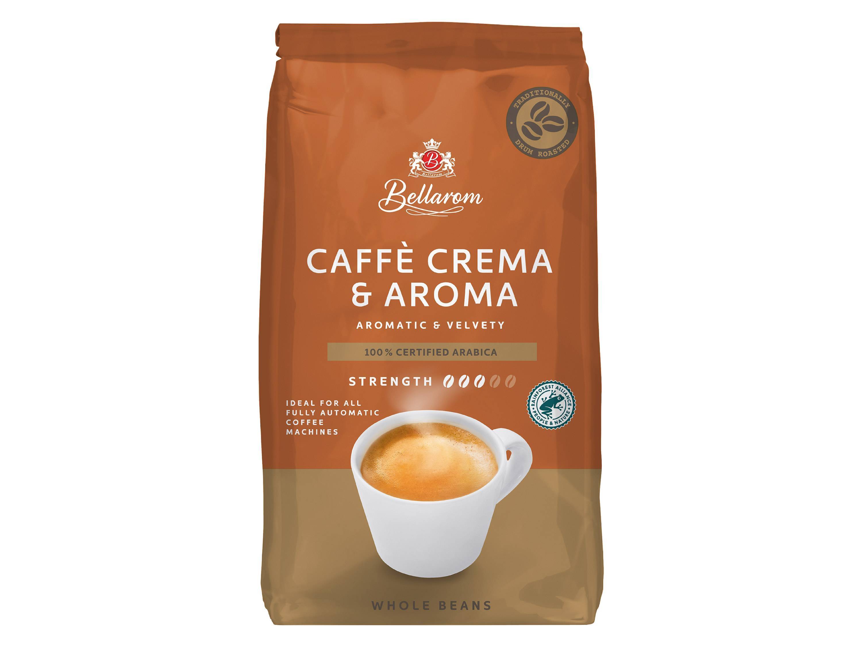 Zrnková káva Café Crema