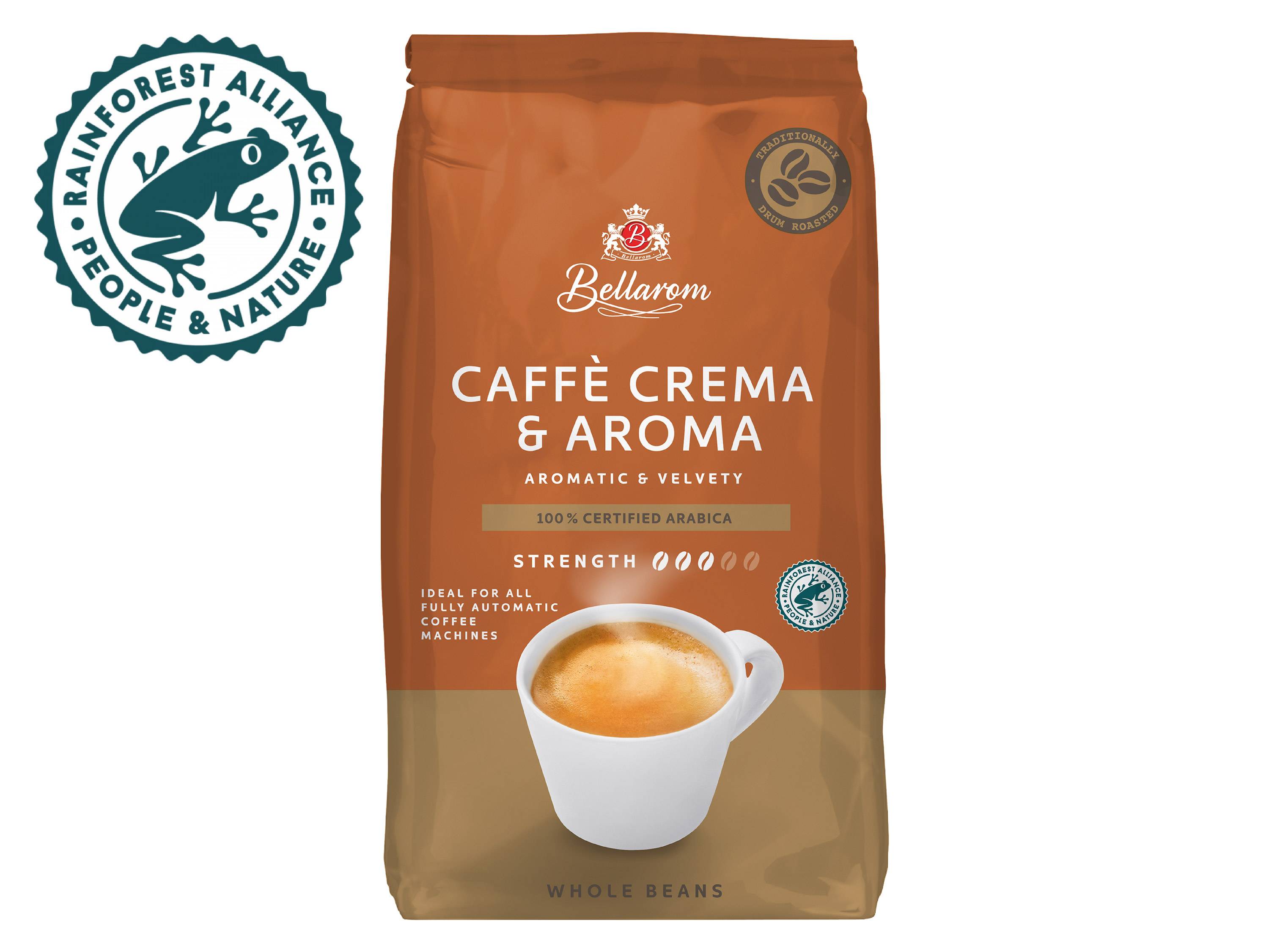 Zrnková káva Café Crema