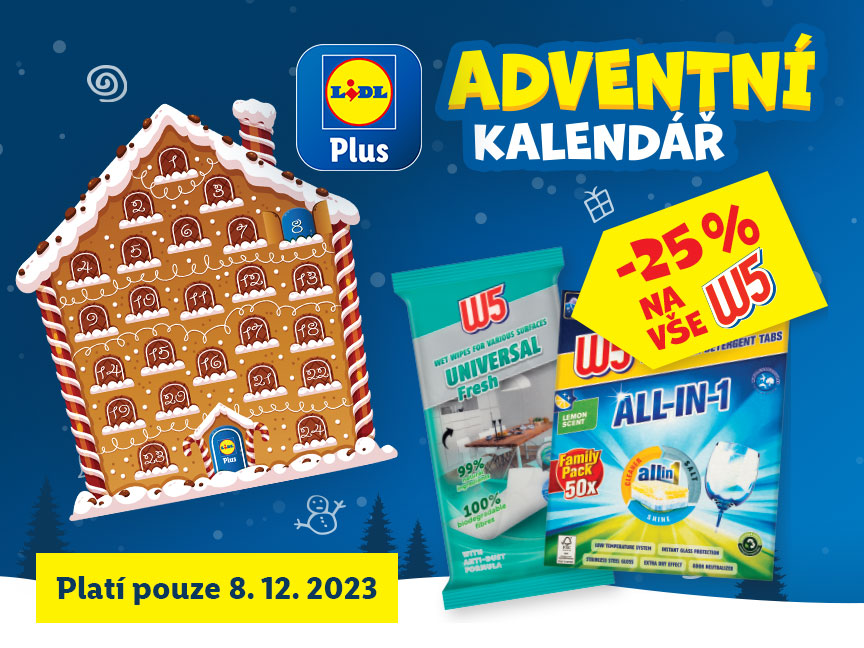 Adventní kalendář s Lidl Plus