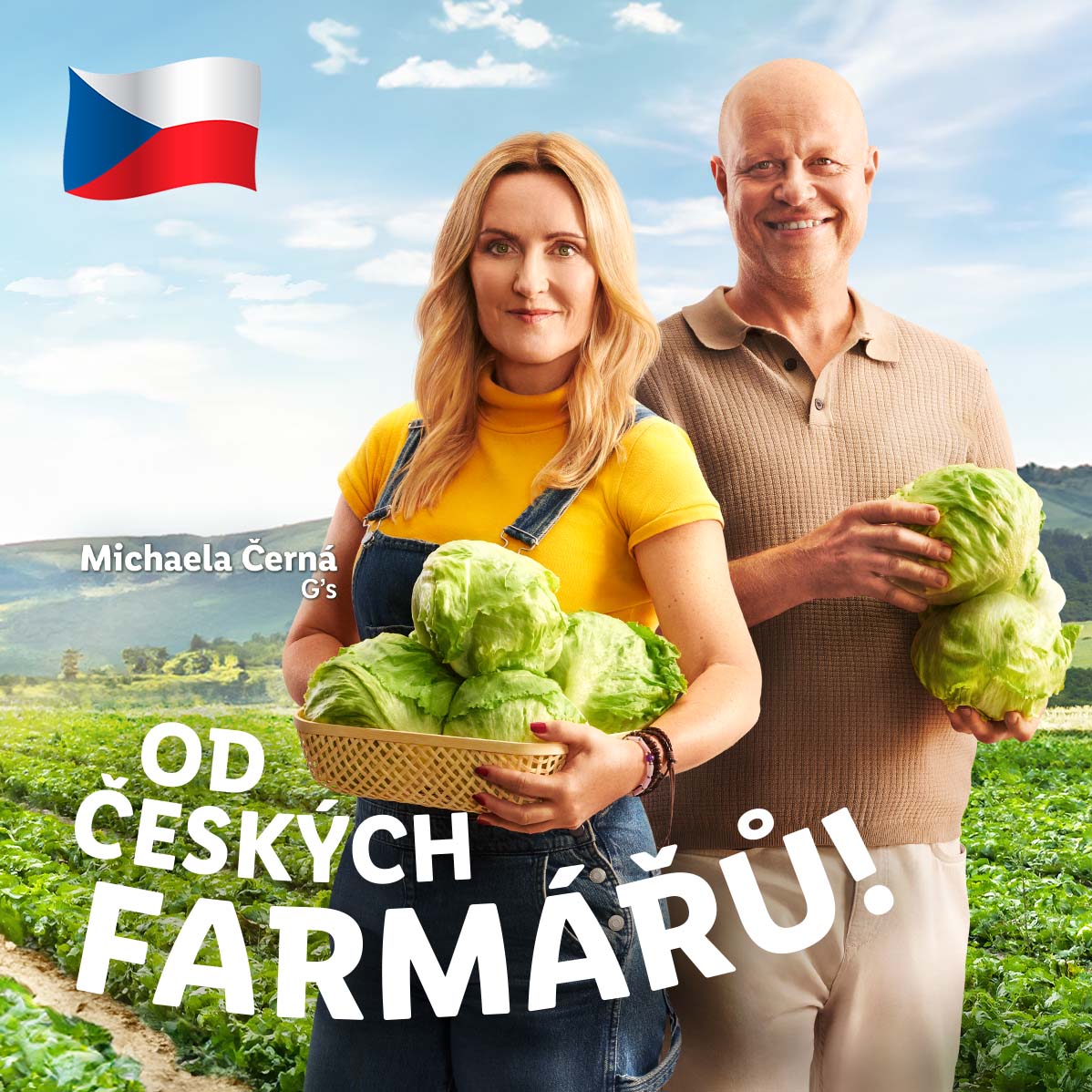 Čerstvý salát od českých farmářů.