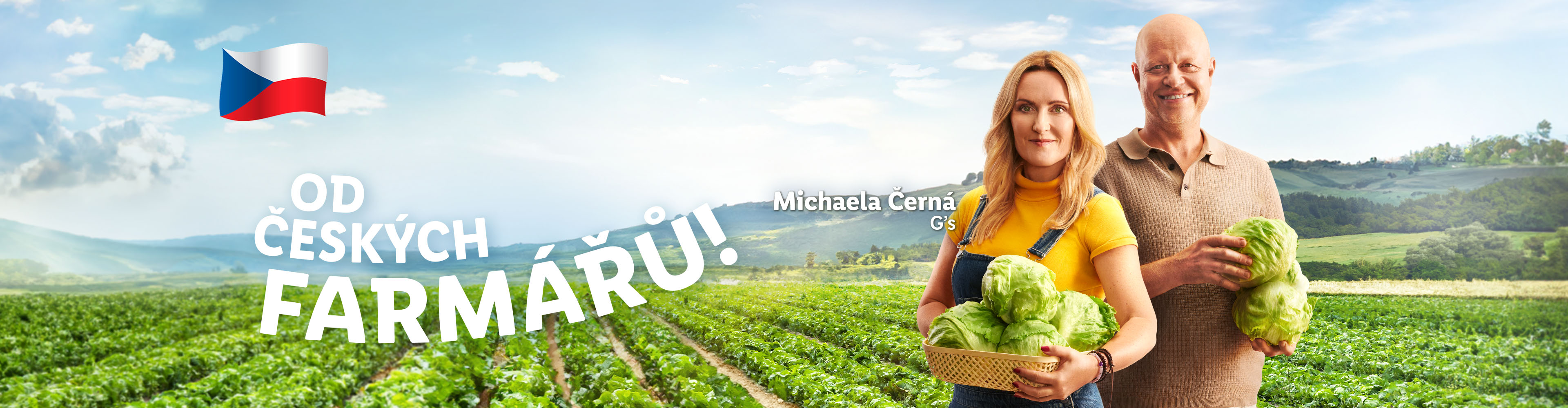 Čerstvý salát od českých farmářů.