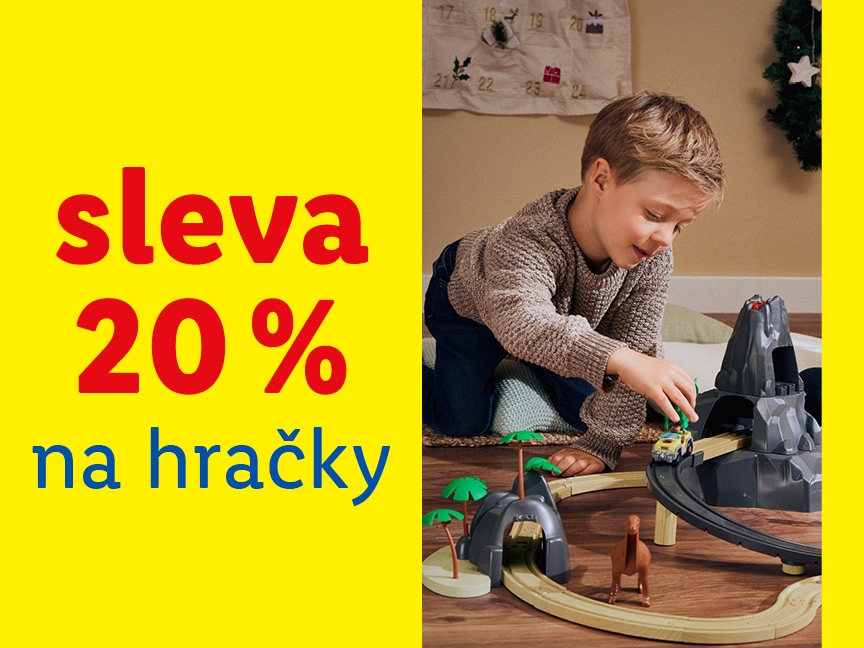 Jen dnes s kódem "Hracky20"!