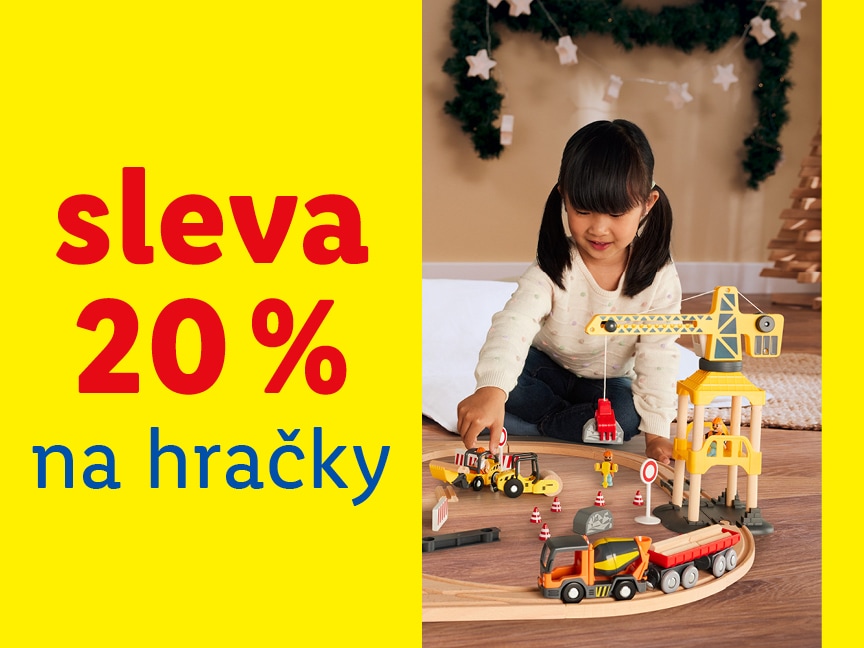 Jen dnes s kódem "Hracky20"!