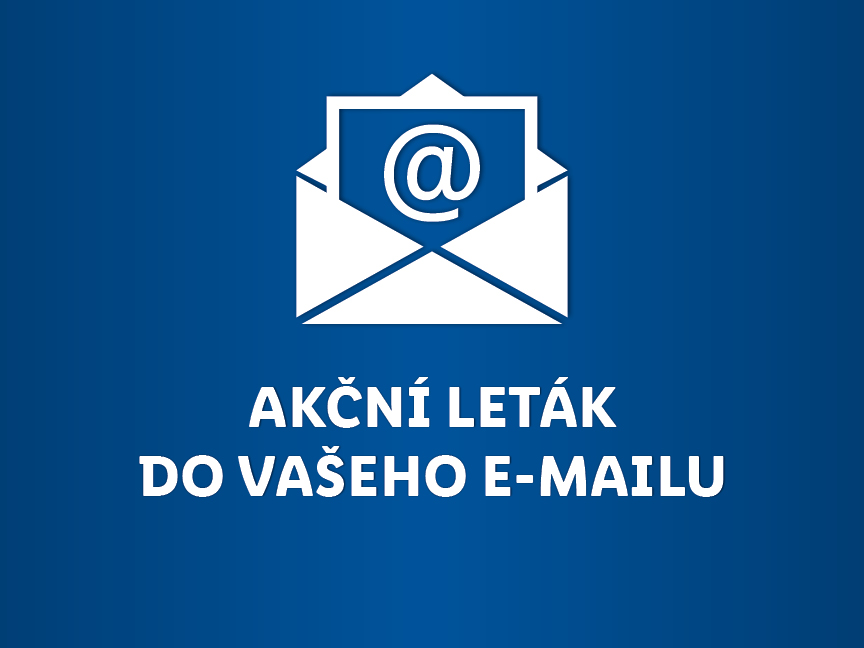 Akční leták e-mailem