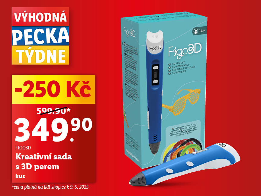 Kreativní sada s 3D perem, cena za kus 349,90 Kč
