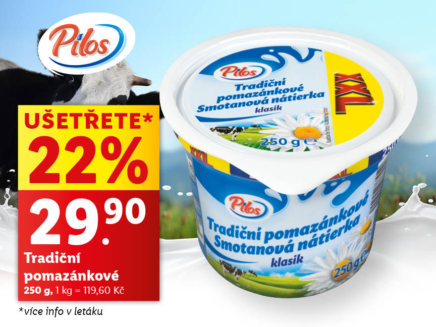 Tradiční pomazánkové, 250 g za 29,90 Kč