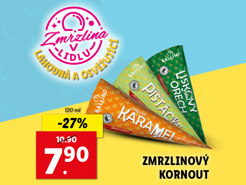 Zmrzlina v Lidlu, lahodná a osvěžující