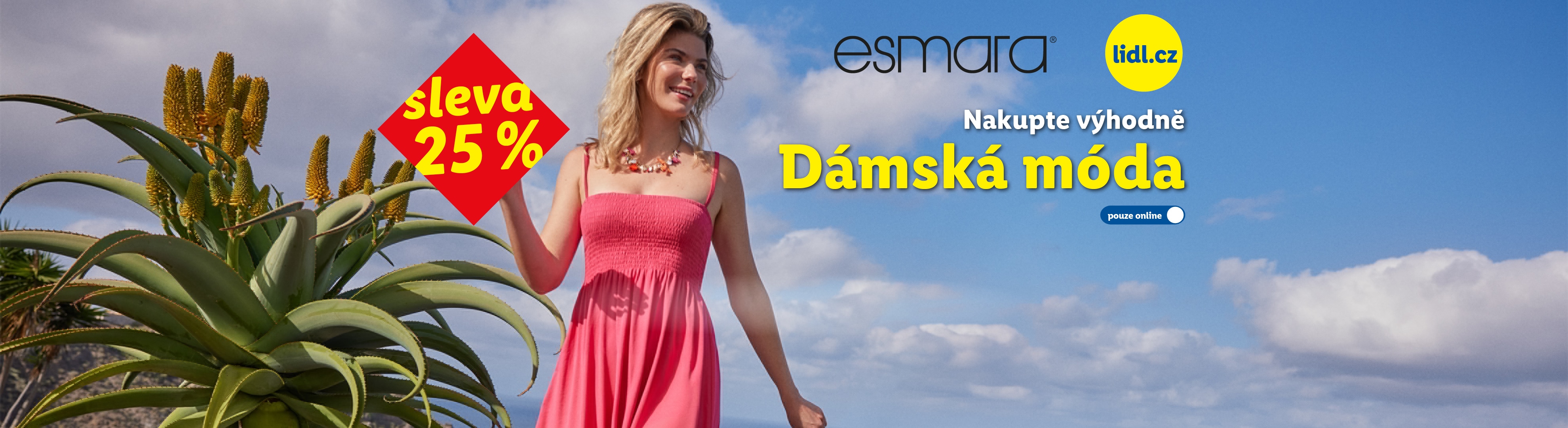 Dámská móda se slevou 25 % s kódem Damskamoda25, pouze na lidl.cz