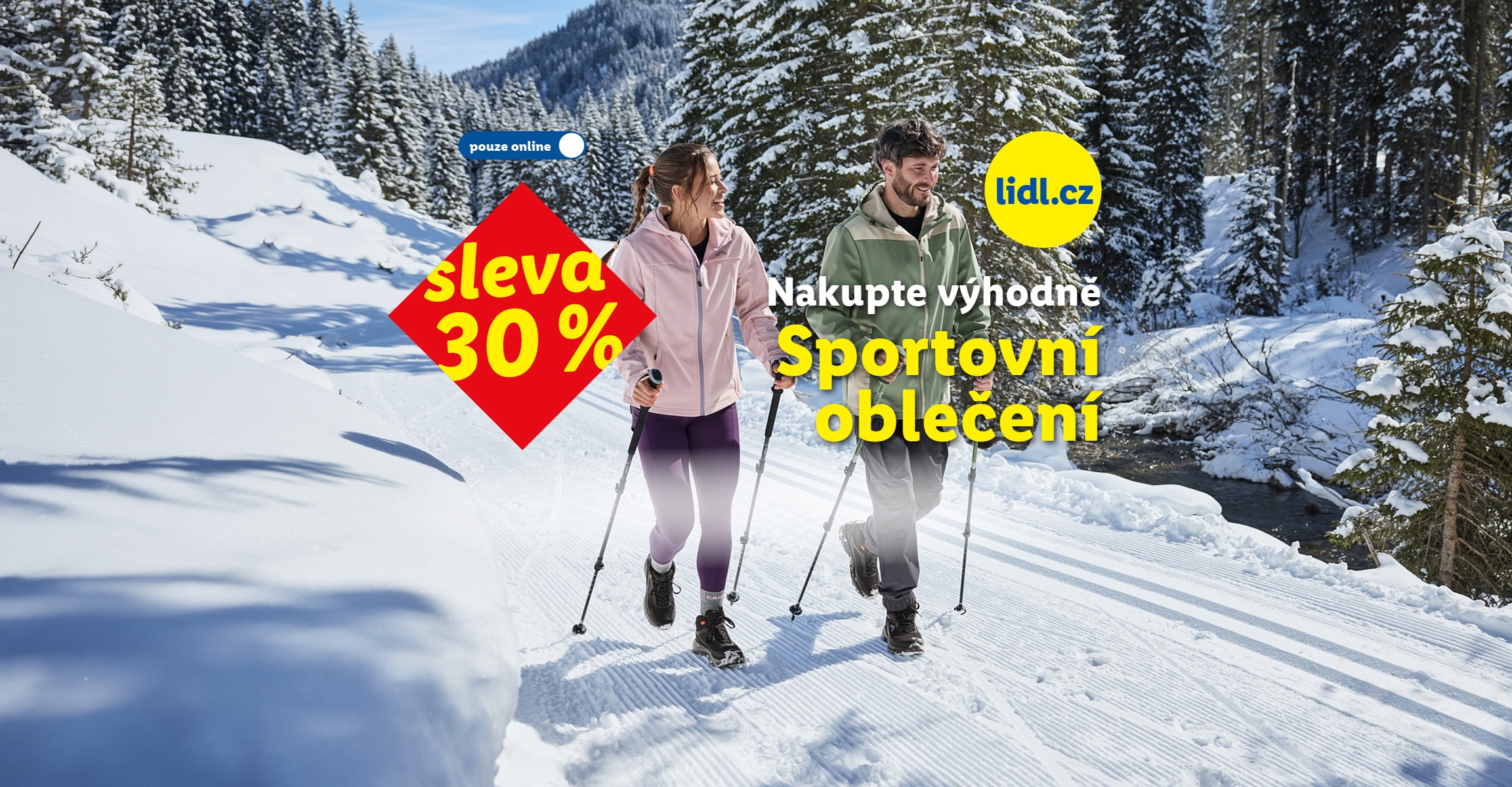 Sleva 30 % na sportovní oblečení na lidl.cz s kódem Sport30