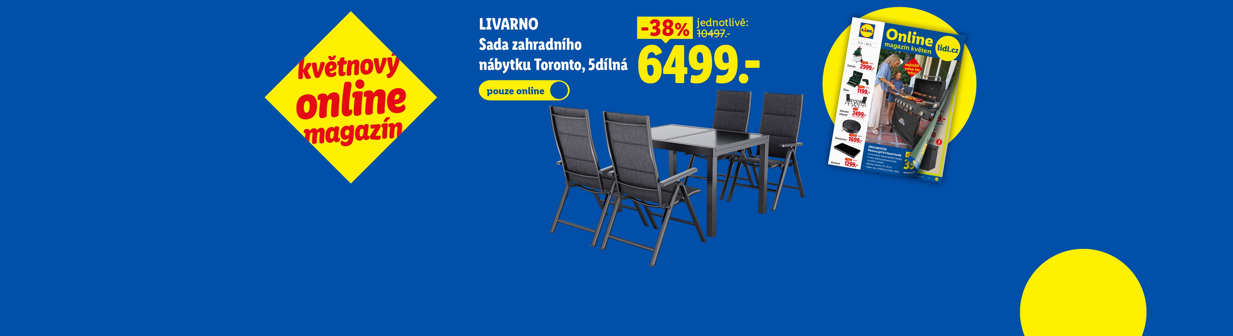 Online magazín s nabídkou zahradního nábytku Toronto a dalšího vybavení.