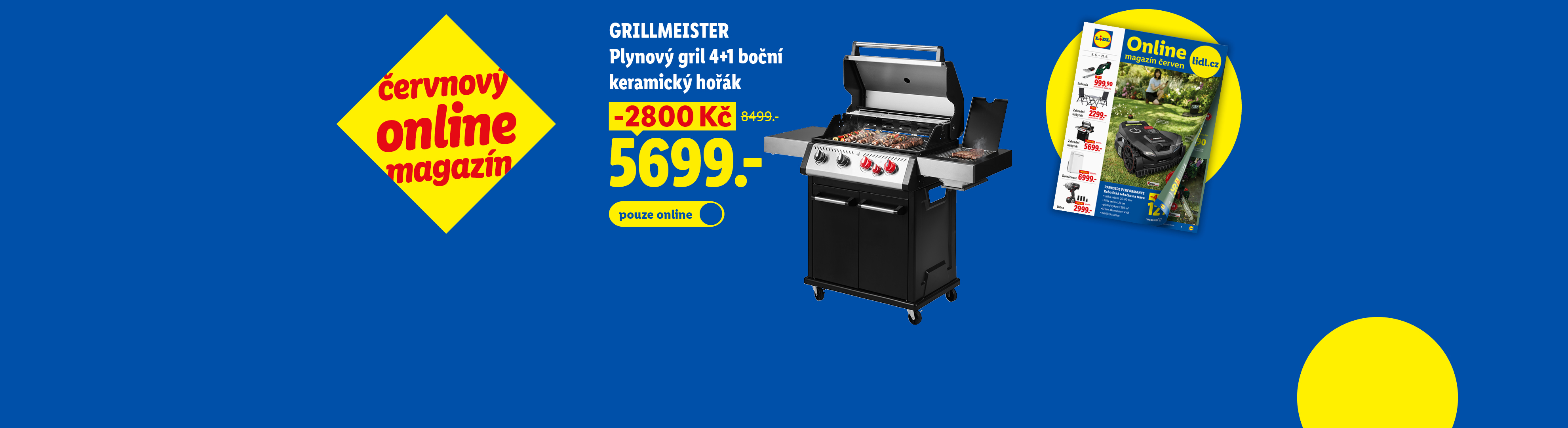 Online magazín s nabídkou plynového grilu a zahradní techniky.