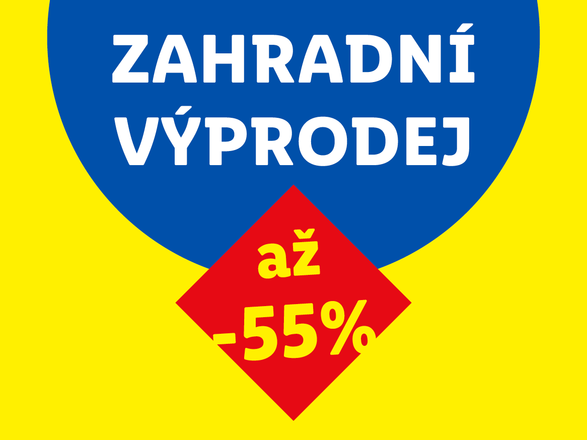 Zahradní výprodej až -55 %