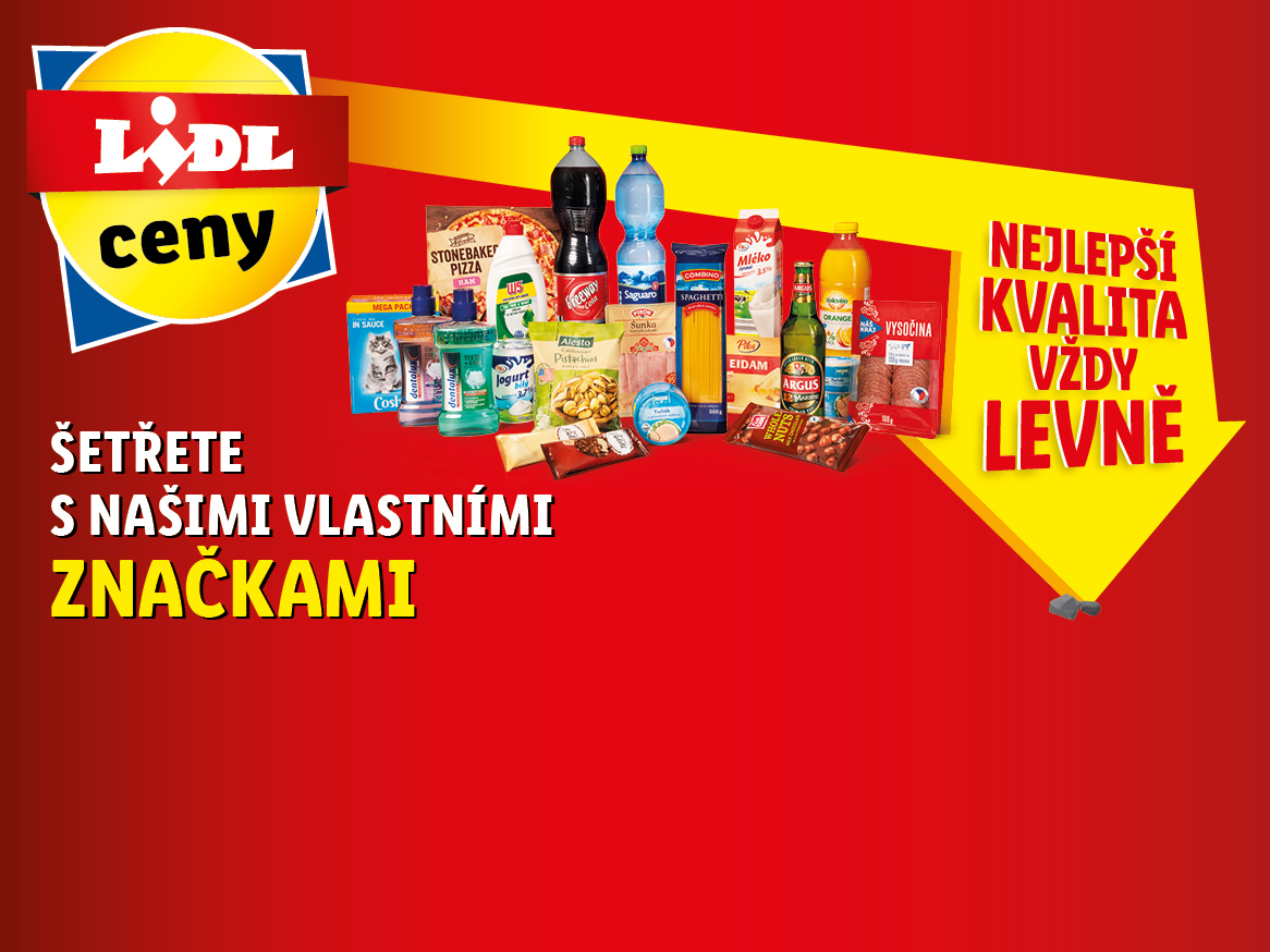 Šetřete s našimi vlastními značkami